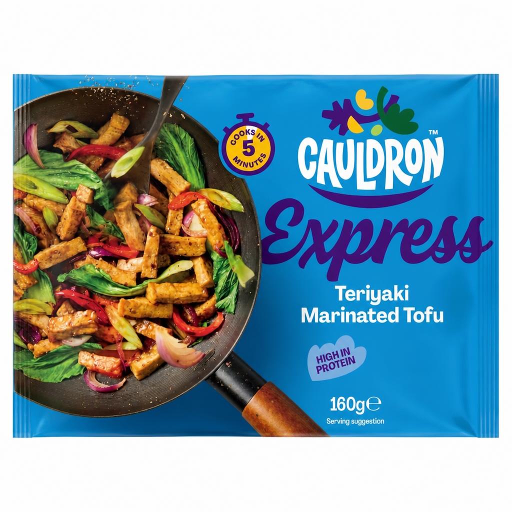 Cauldron Express Teriyaki Organic Tofu Pieces 160g