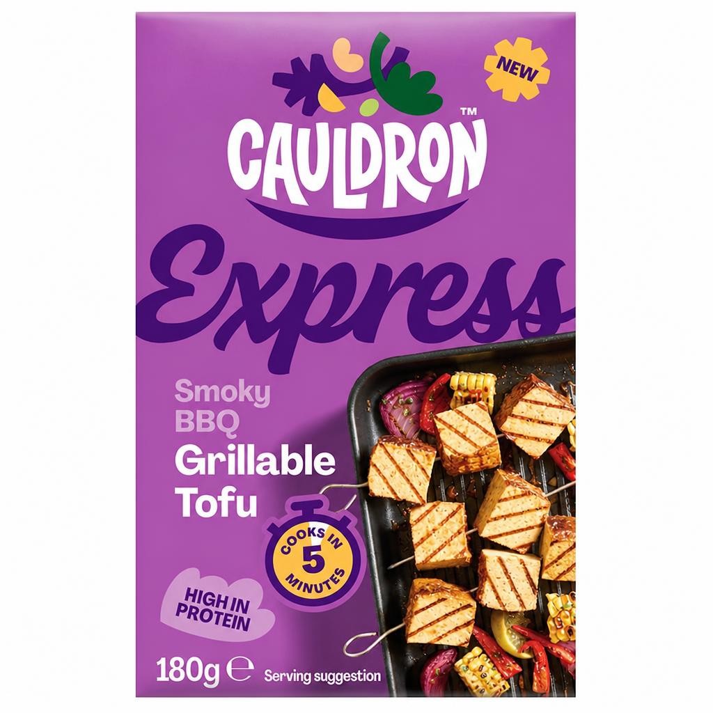 Cauldron Express Smoky BBQ Grillable Tofu Block 180g