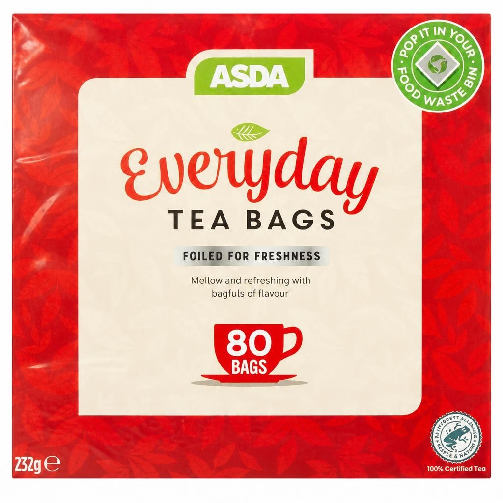 ASDA Everyday 80 Tea Bags 232g