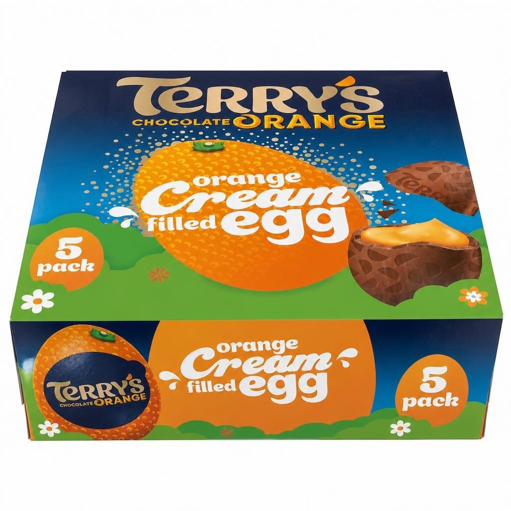 TERRY'S Chocolate Orange Cream Filled Egg 5X34g