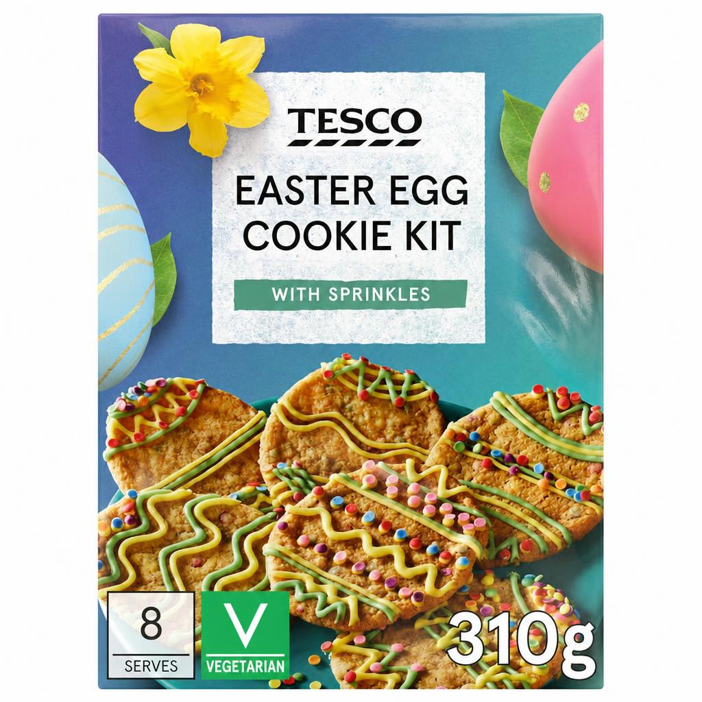 Tesco Easter Egg Cookie Kit 310G