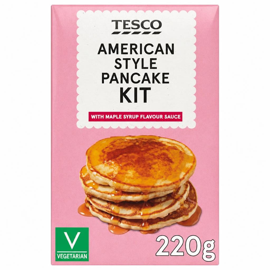 Tesco American Style Pancake Kit 220G