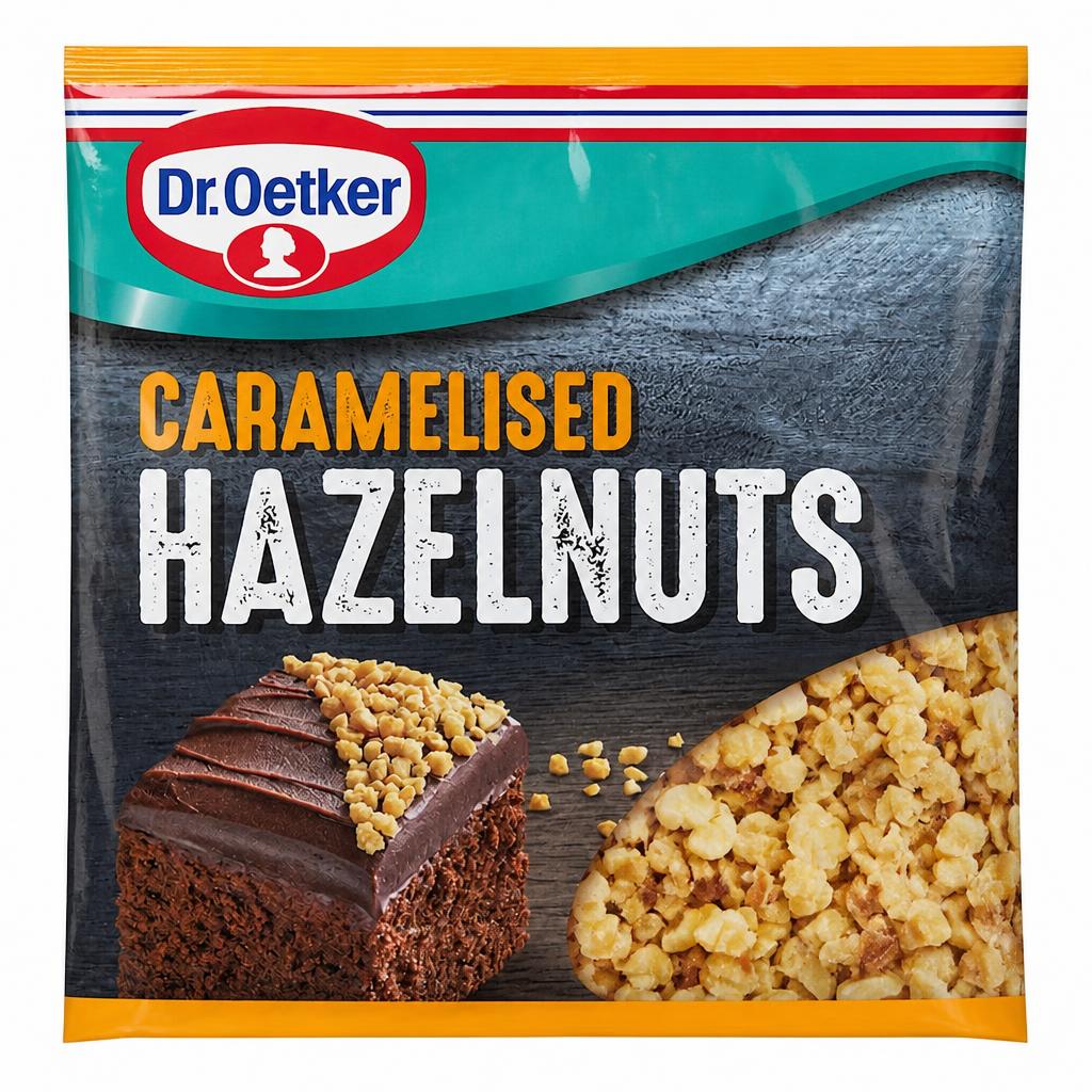 Dr. Oetker Caramelised Hazelnuts 25g