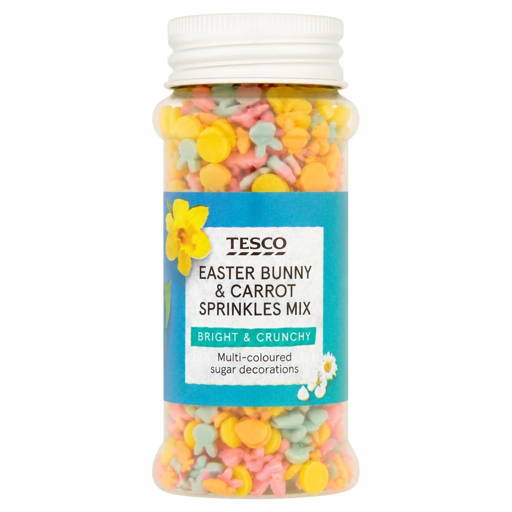 Tesco Easter Bunny & Carrot Sprinkles Mix 60g