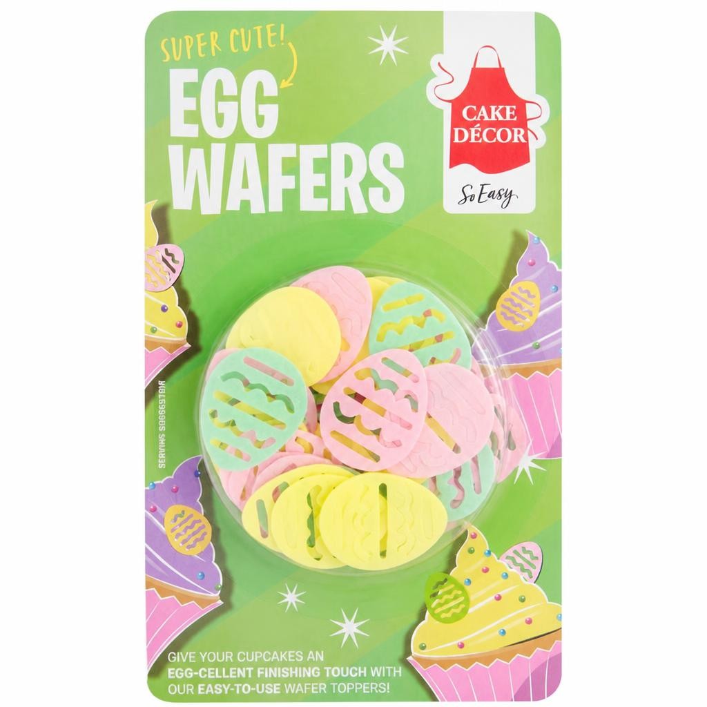 Cake Decor Edible Egg Wafers 4g