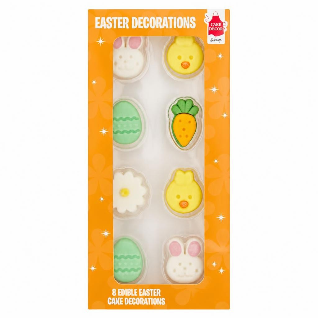 Cake Decor Edible Easter Decorations 8 Pack