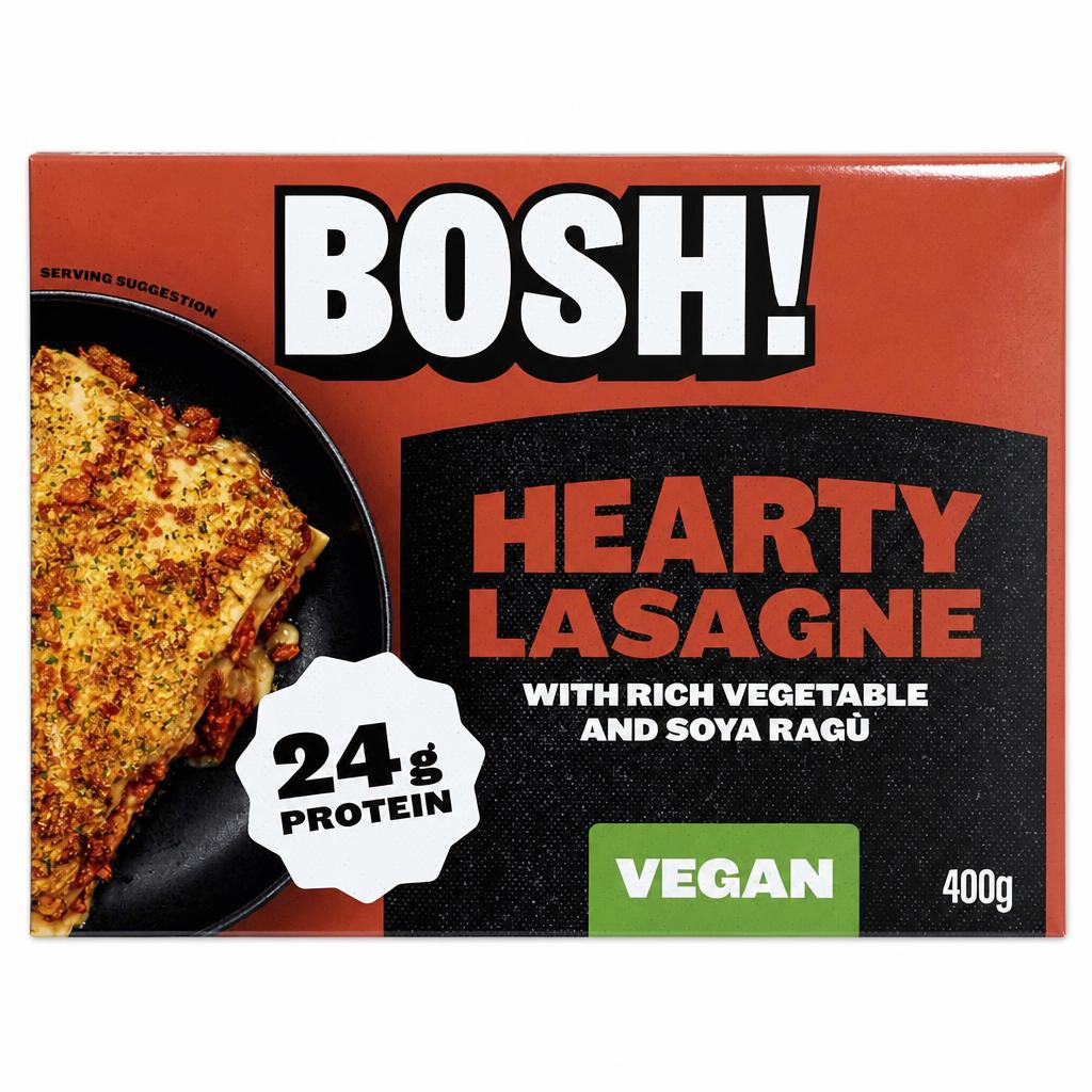 BOSH! Hearty Veg Lasagne with Rich Vegetable & Soya Ragu 400g