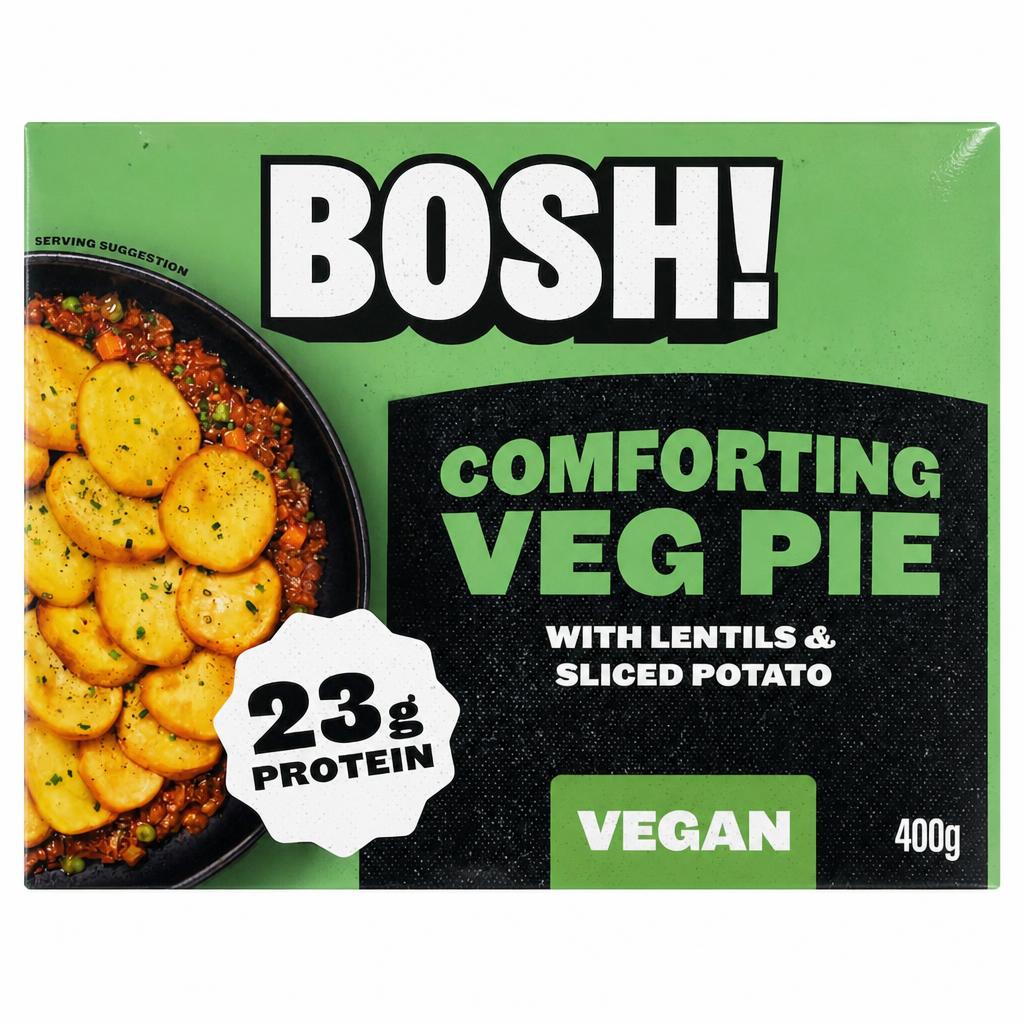 BOSH! Comforting Veg Pie with Lentils & Sliced Potato 400g