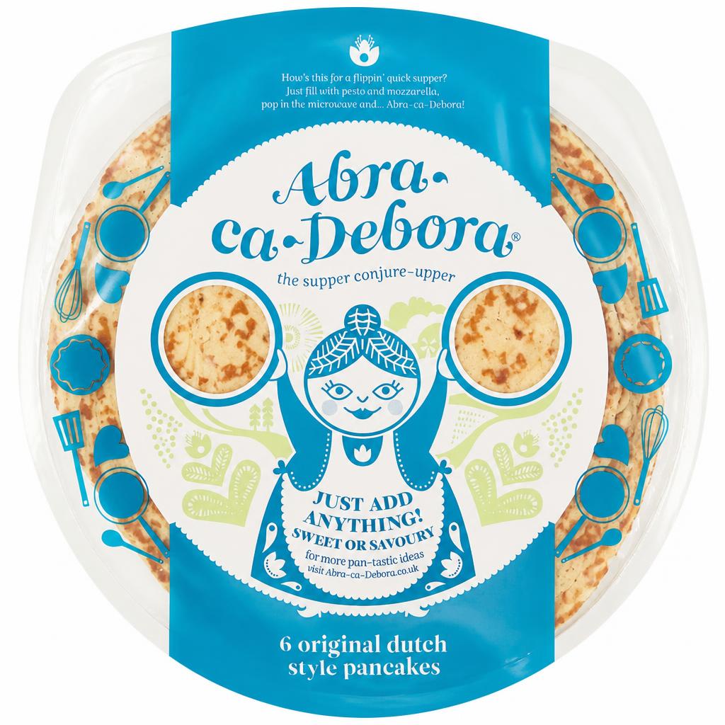 Abra-ca-Debora Original Dutch Style Pancakes 6 Pack 405g