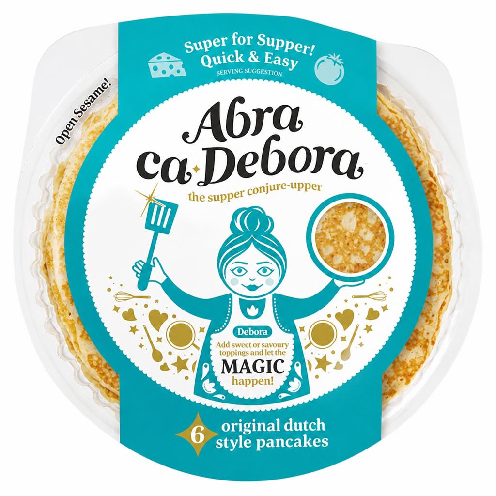 Abra-ca-Debora Original Dutch Style Pancakes 6 Pack 405g