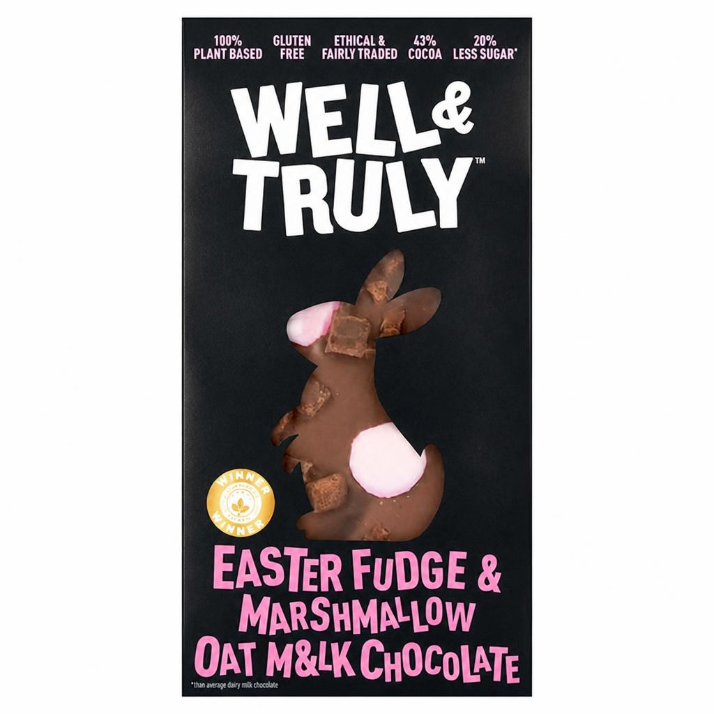 Well & Truly 90g Easter Fudge & Marshmallow Oat Milk Chocolate