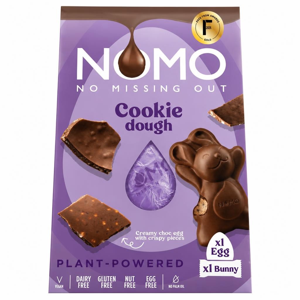 NOMO Large Cookie Dough Easter Egg & Bunny 155g