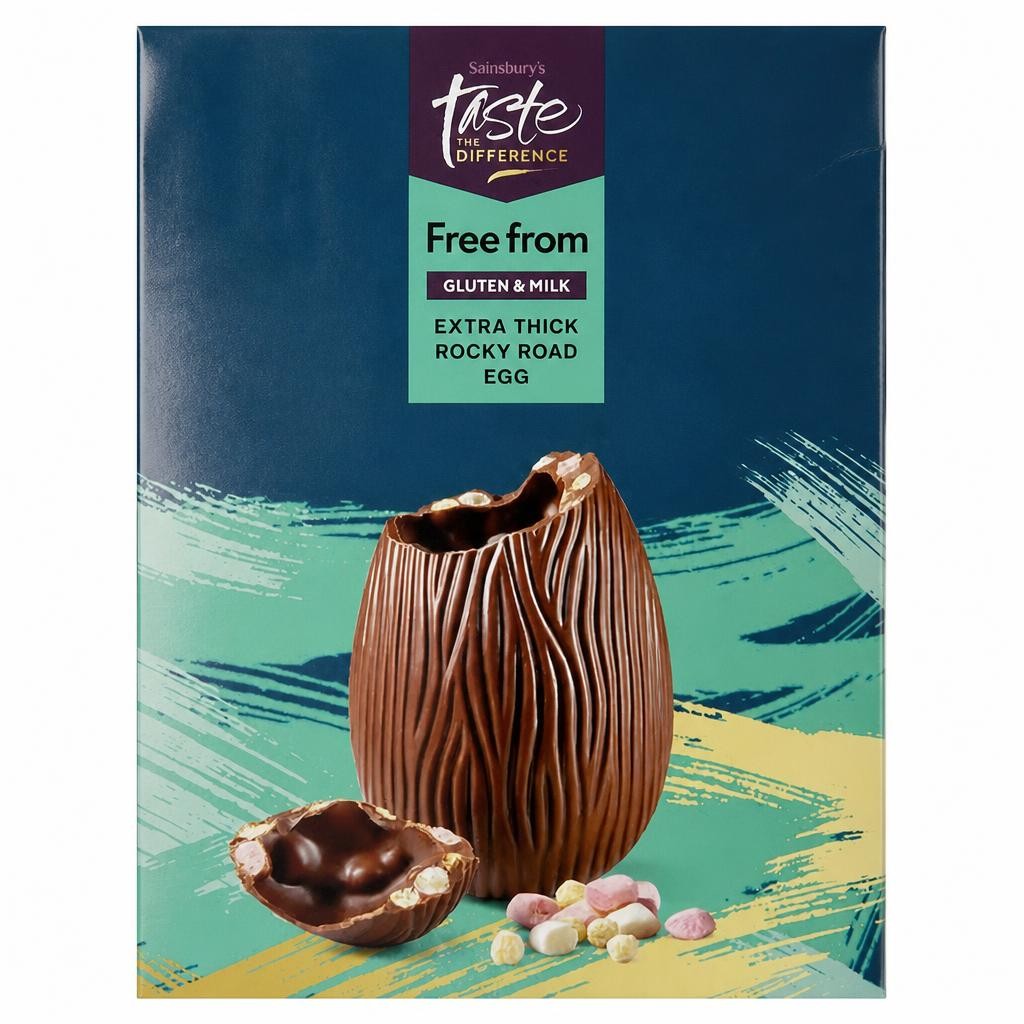 Sainsbury's Extra Large Rocky Road Easter Egg, Taste the Difference 250g