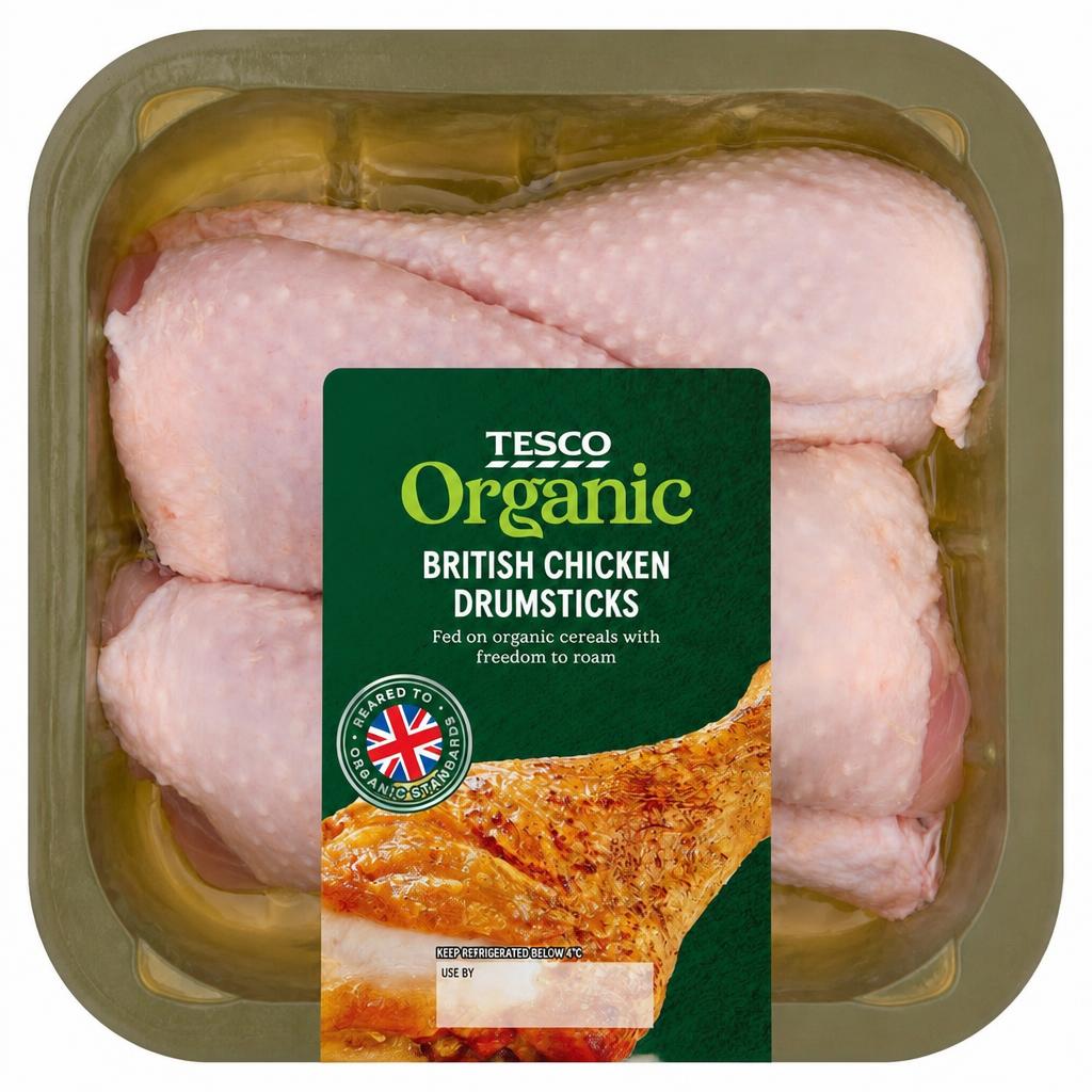 T. Organic Chicken Drumsticks 500g