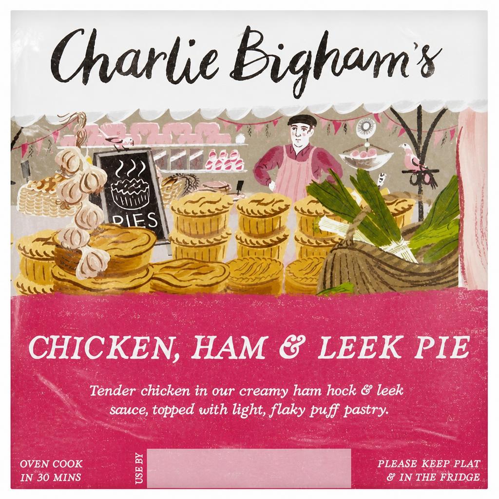 Charlie Bigham's Chicken, Ham & Leek Ceramic Pie