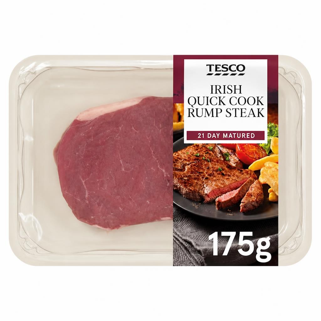Tesco Quick Cook Rump Beef Steak 175g