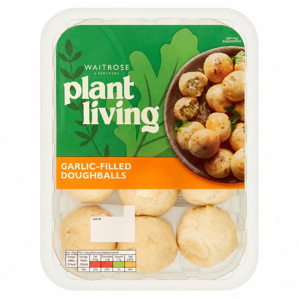 Plant Living Garlic-Filled Doughballs
