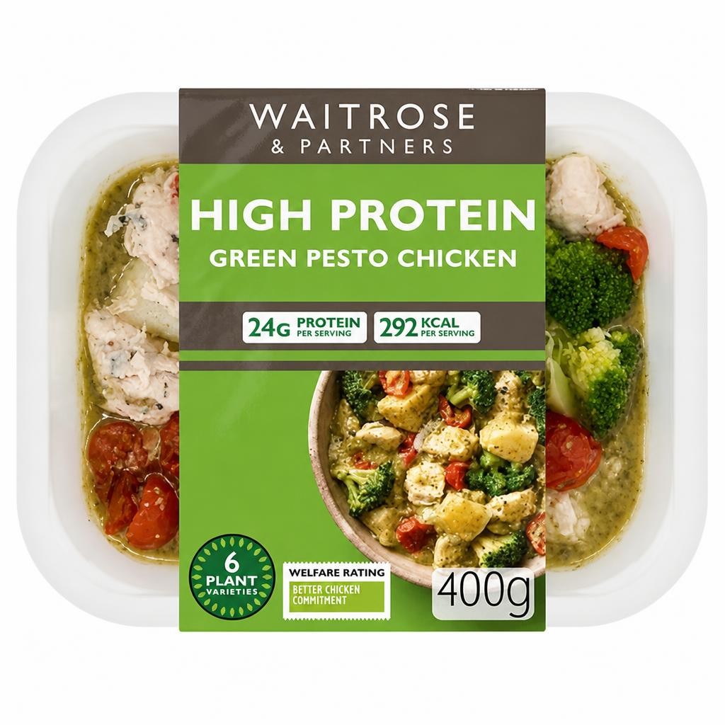 Waitrose High Protein Green Pesto Chicken
