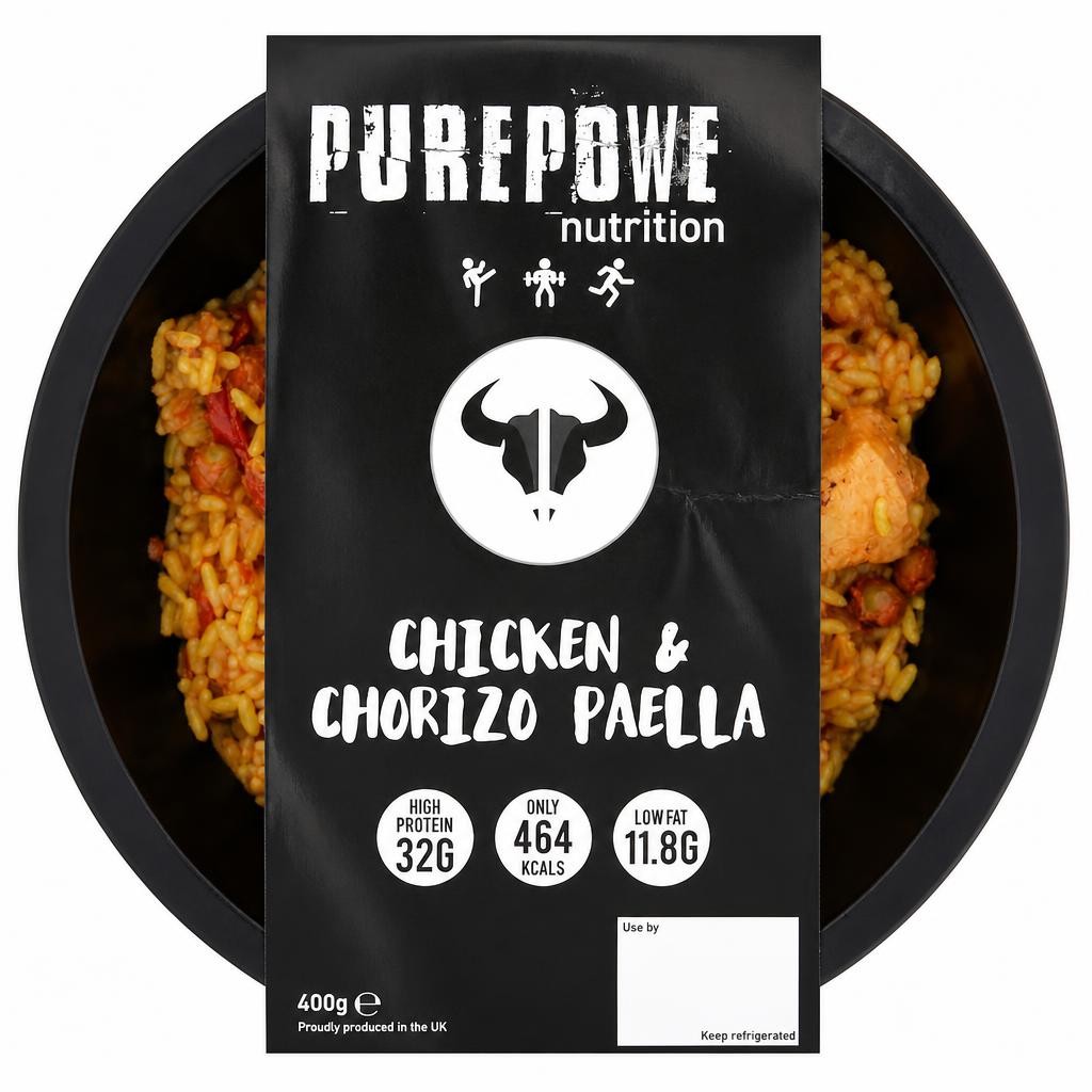 PUREPOWER NUTRITION CHICKEN & CHORIZO PAELLA 400g