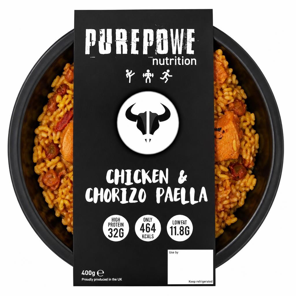PUREPOWER NUTRITION CHICKEN & CHORIZO PAELLA 400g