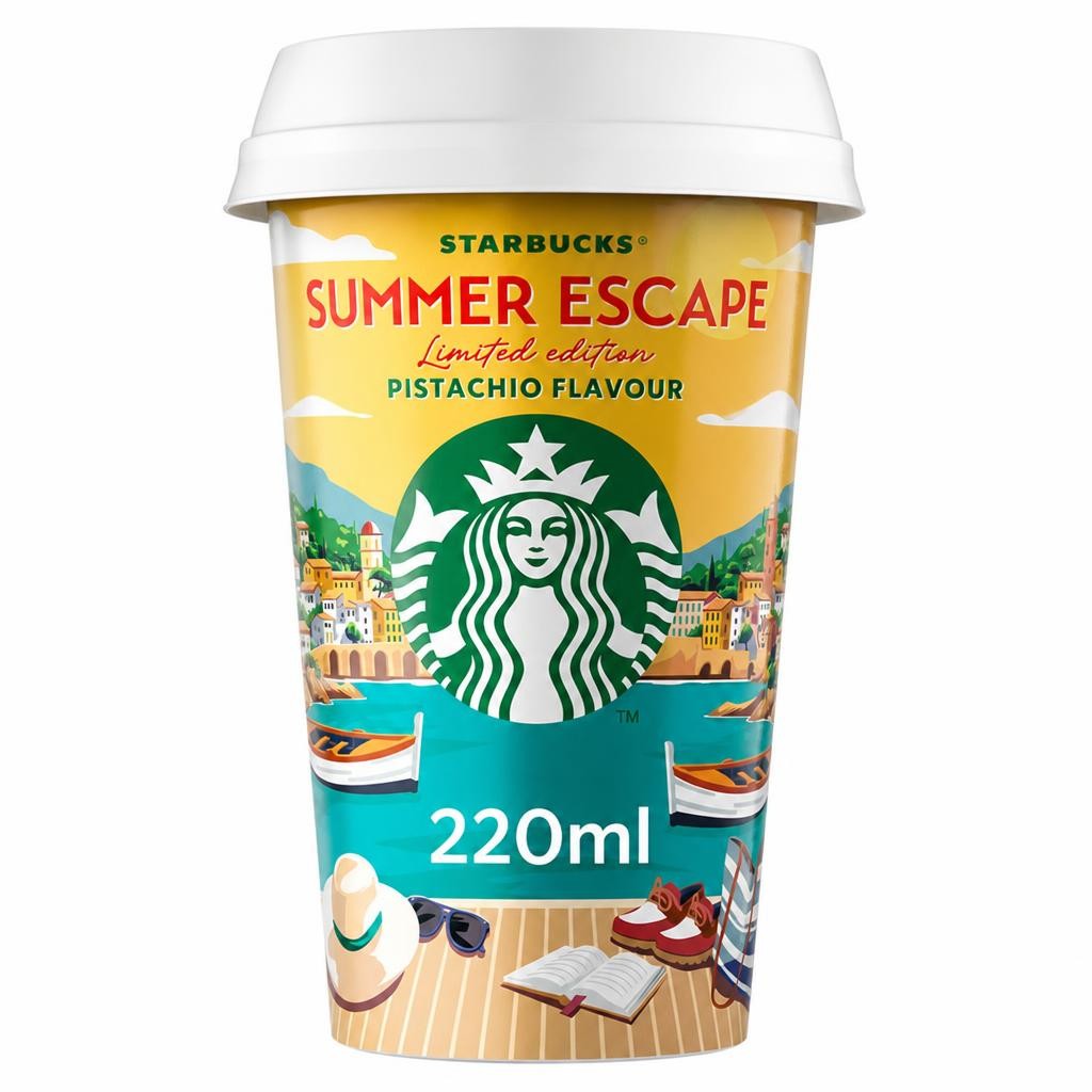 Starbucks Summer Escape Limited Edition Pistachio Chilled Coffee 220ml