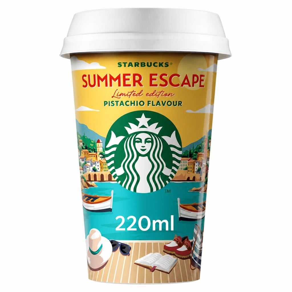 Starbucks Summer Escape Limited Edition Pistachio Chilled Coffee 220ml