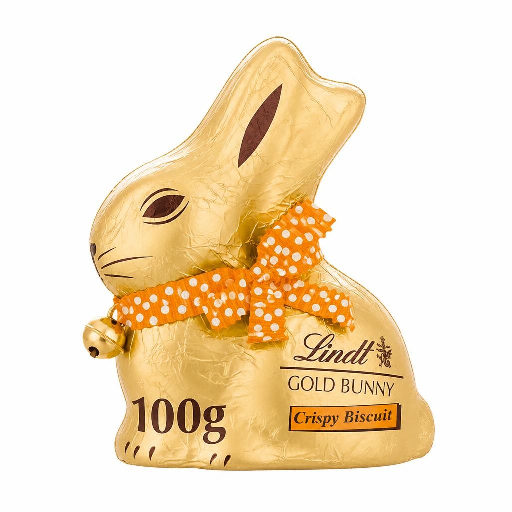 Lindt Gold Bunny with Crispy Biscuit 100g