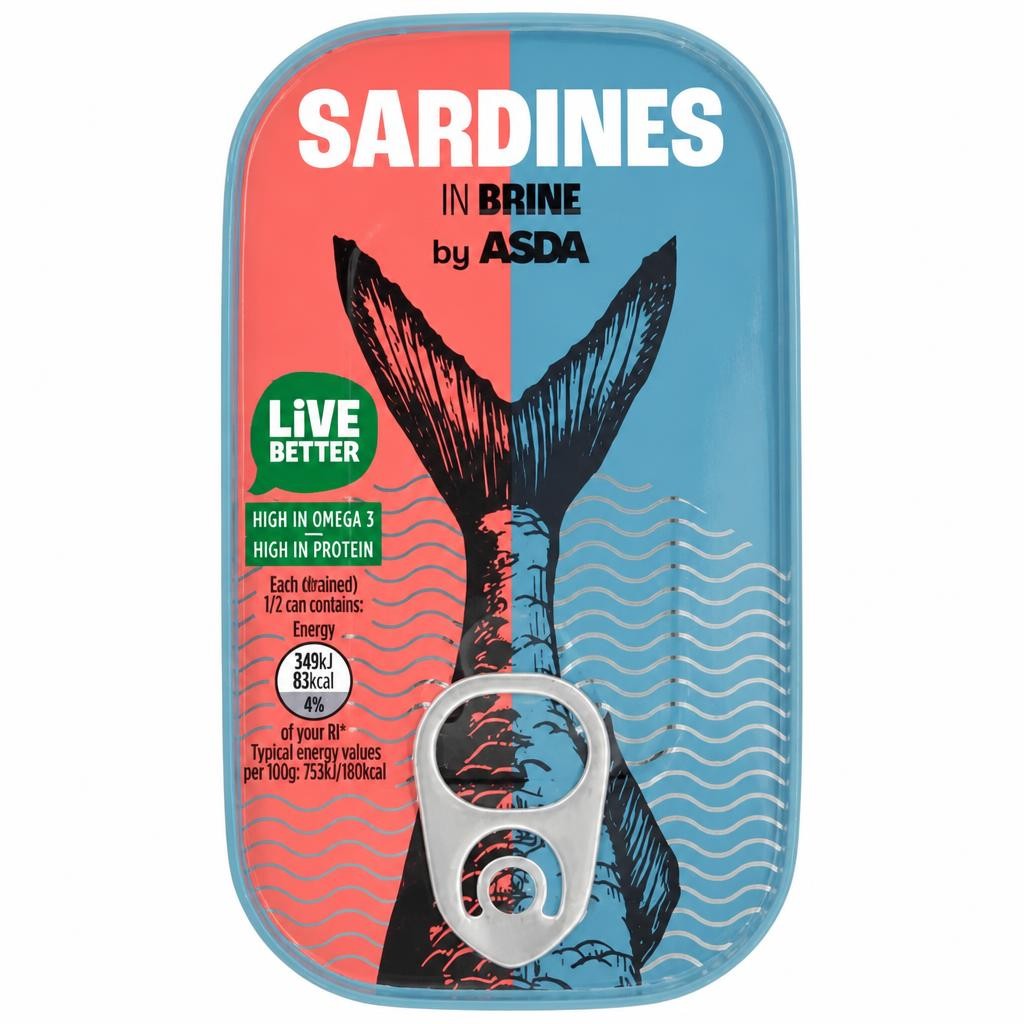 ASDA Sardines in Brine 120g