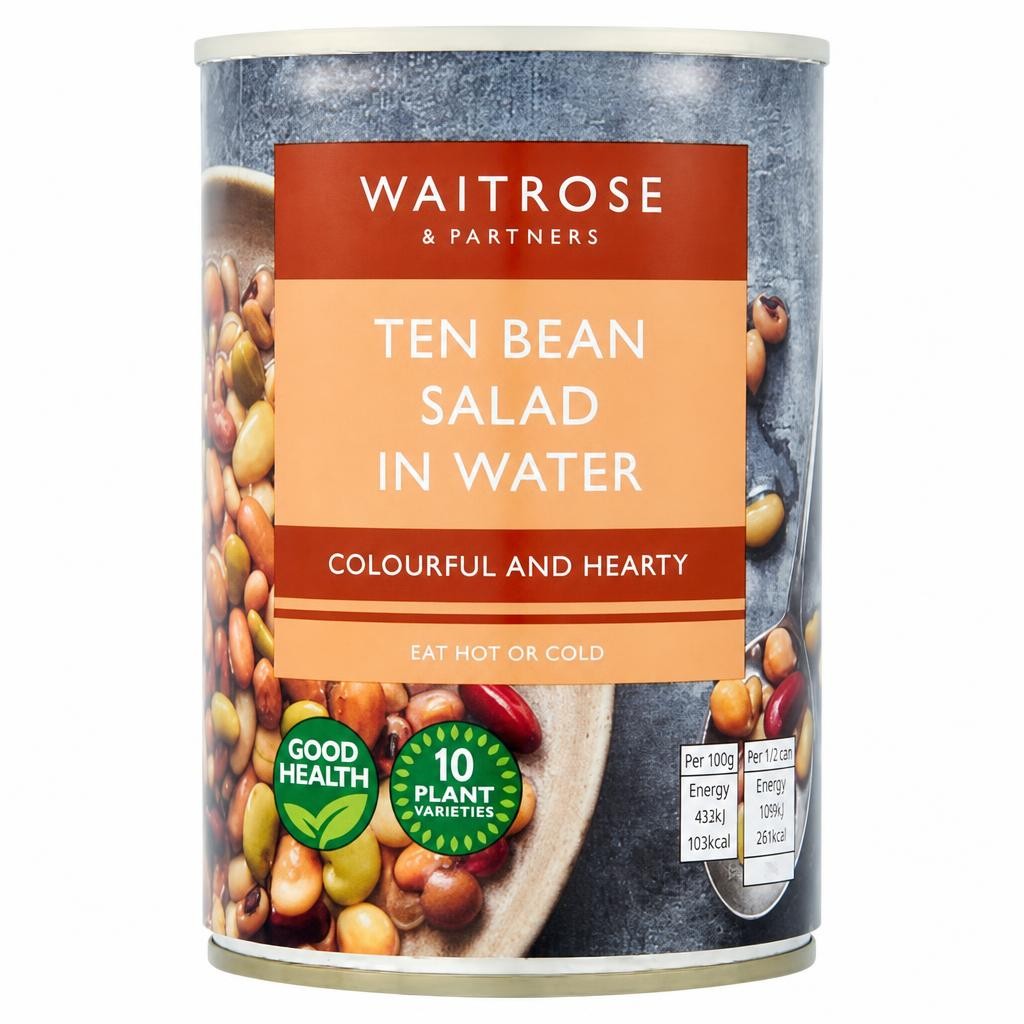 Waitrose 10 Bean Salad in Water