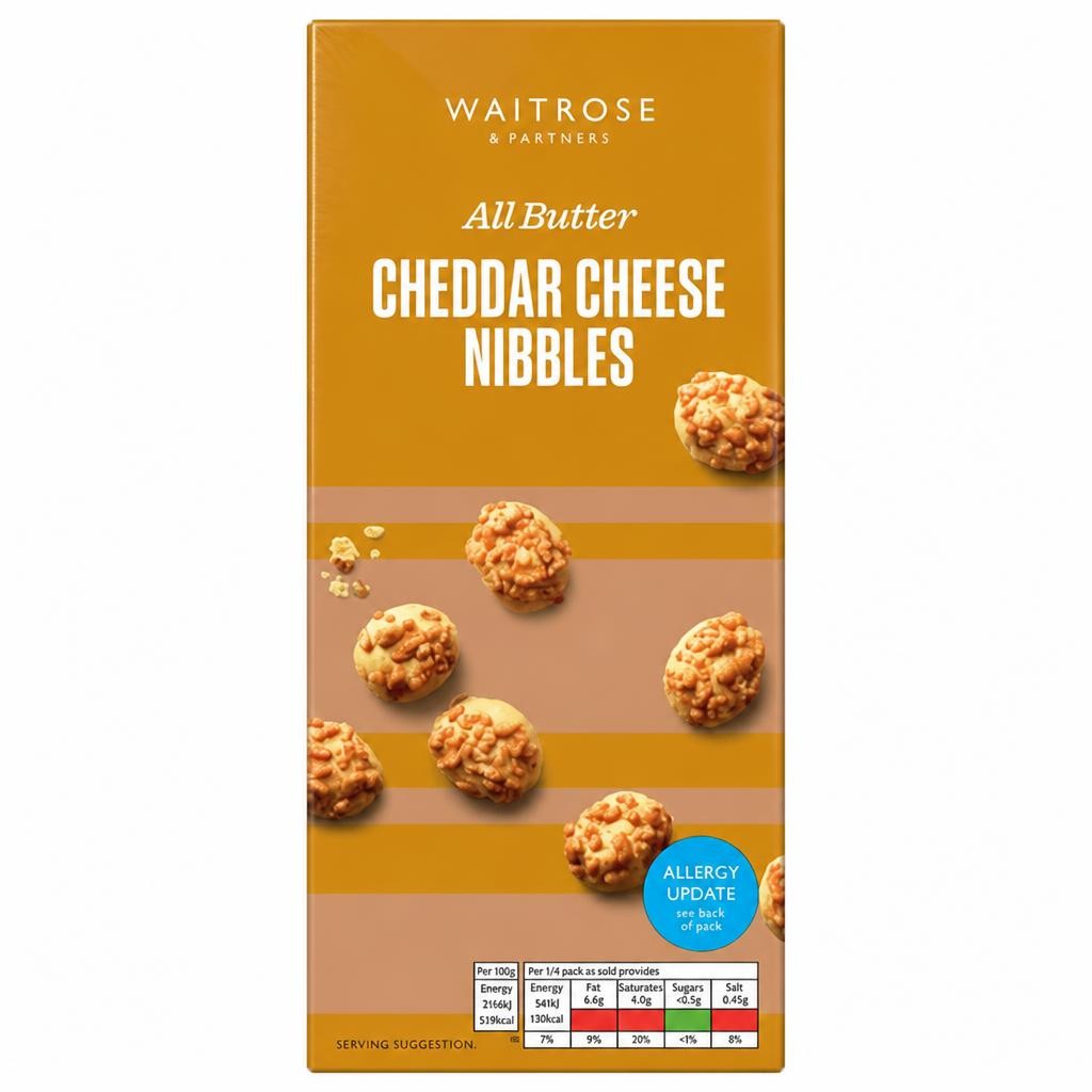 Waitrose All Butter Cheddar Cheese Nibbles