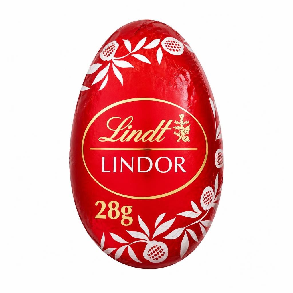 Lindt Lindor Milk Chocolate Egg Single