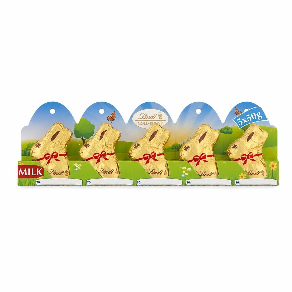 Lindt Gold Bunny Easter Milk Chocolate 5 x 10g