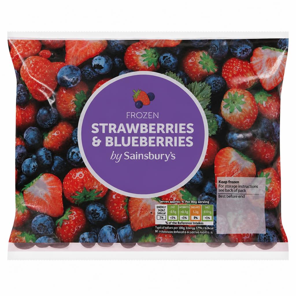 Sainsbury's Frozen Strawberries & Blueberries 360g