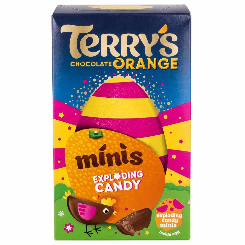 Terry's Chocolate Orange Exploding Candy Minis Easter Egg 91g