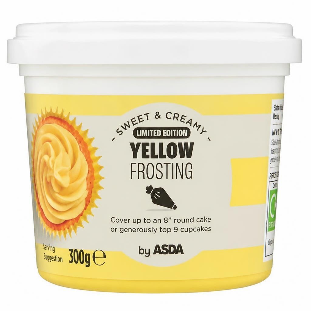 ASDA Limited Edition Yellow Frosting 300g
