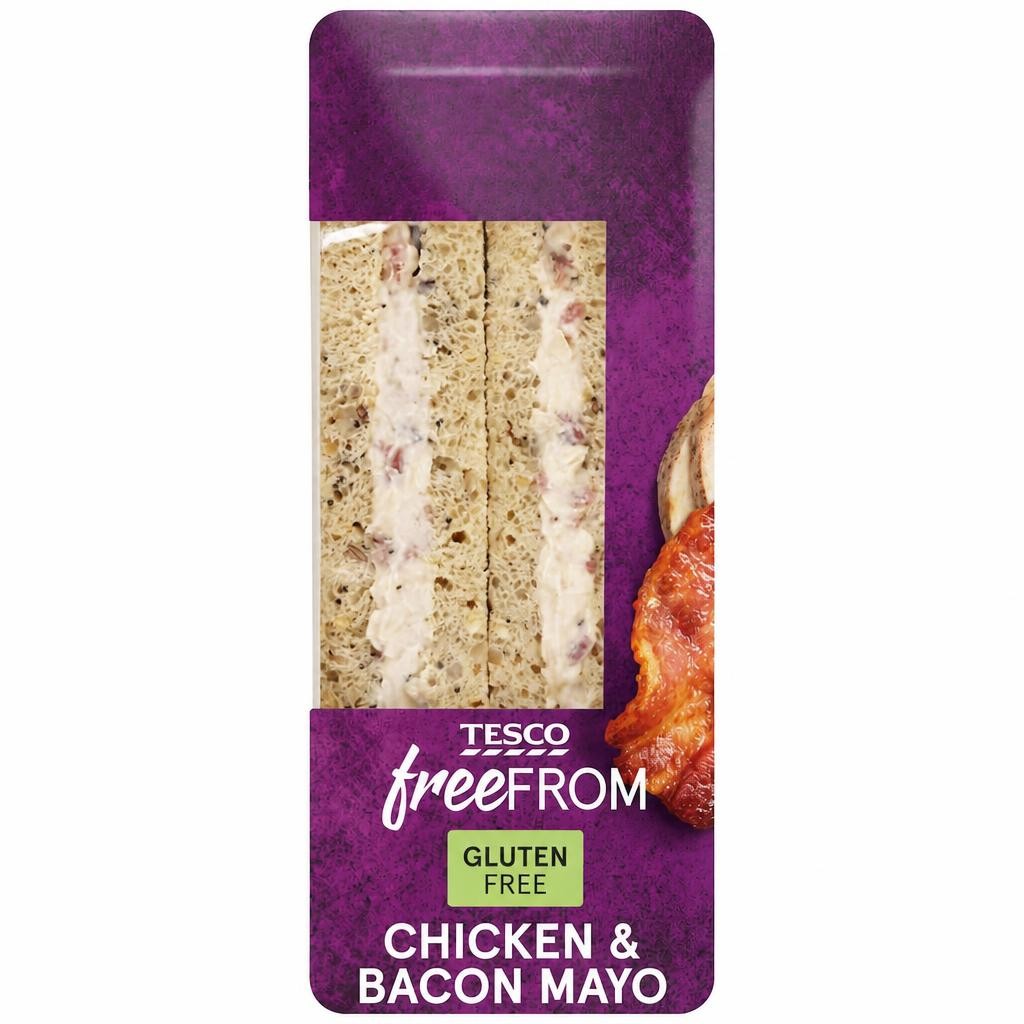 Tesco Free From Chicken, Bacon & Mayonnaise Sandwich