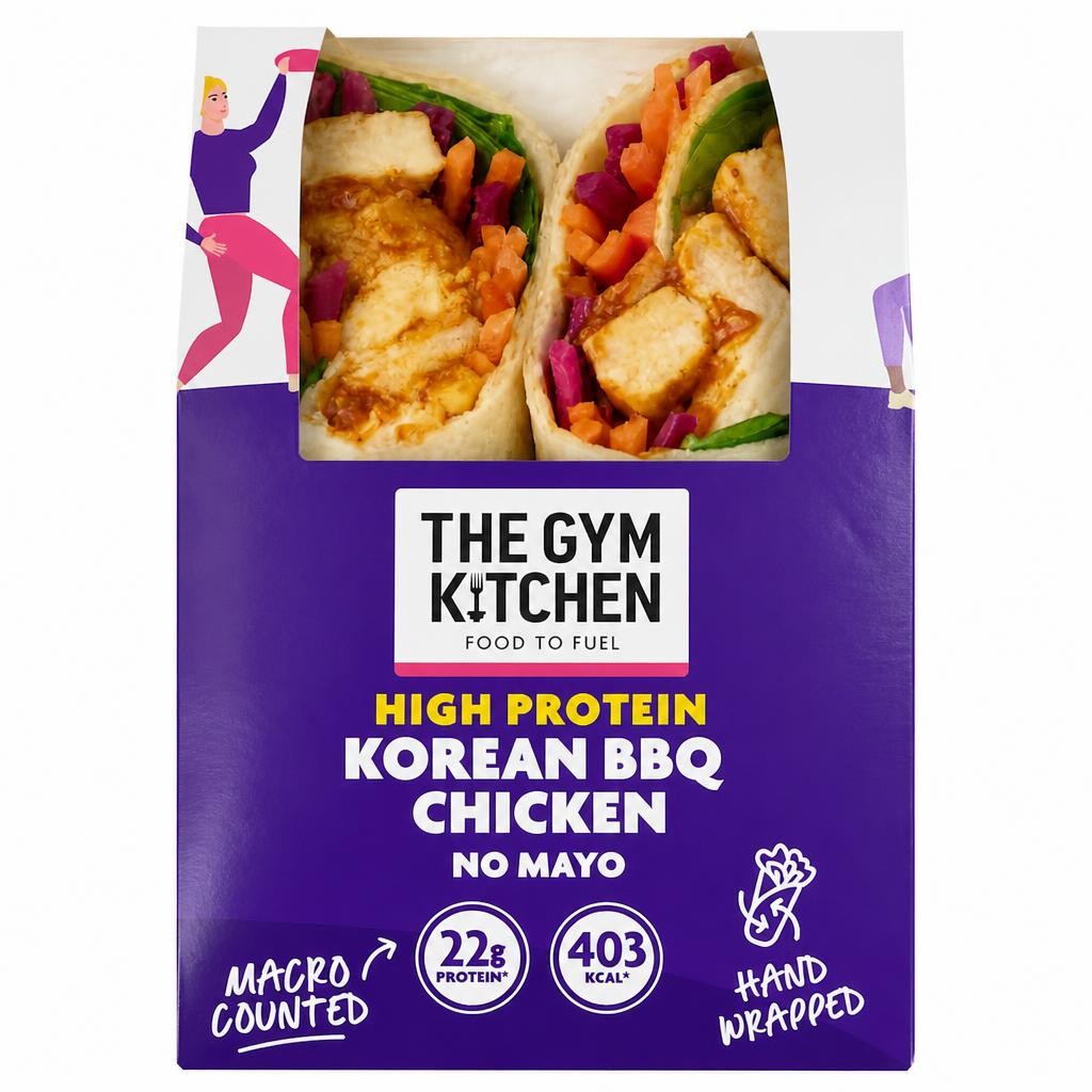 The Gym Kitchen Korean BBQ Chicken Wrap