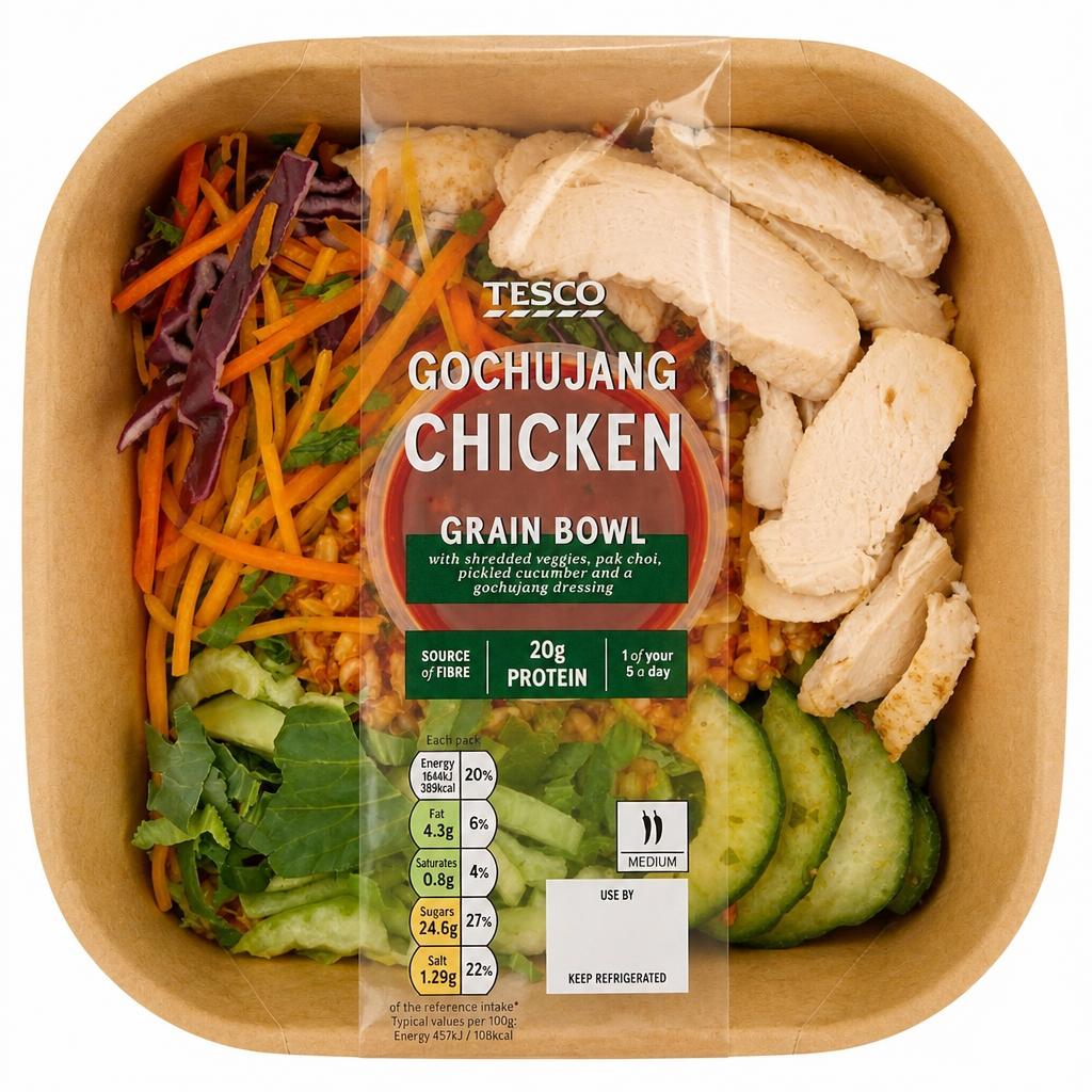 Tesco Gochujang Chicken Grain Bowl 360g