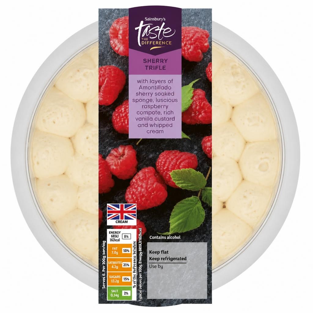 Sainsbury's 600g Sherry Trifle, Taste the Difference
