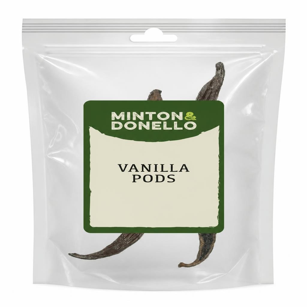 Minton & Donello Vanilla Pods 10 x 2pc