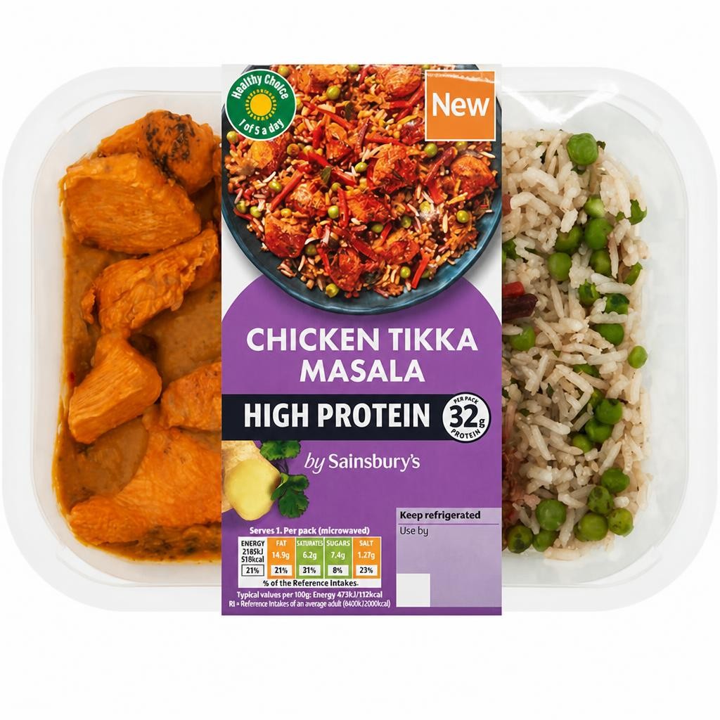 Sainsbury's 400g High Protein Chicken Tikka Masala
