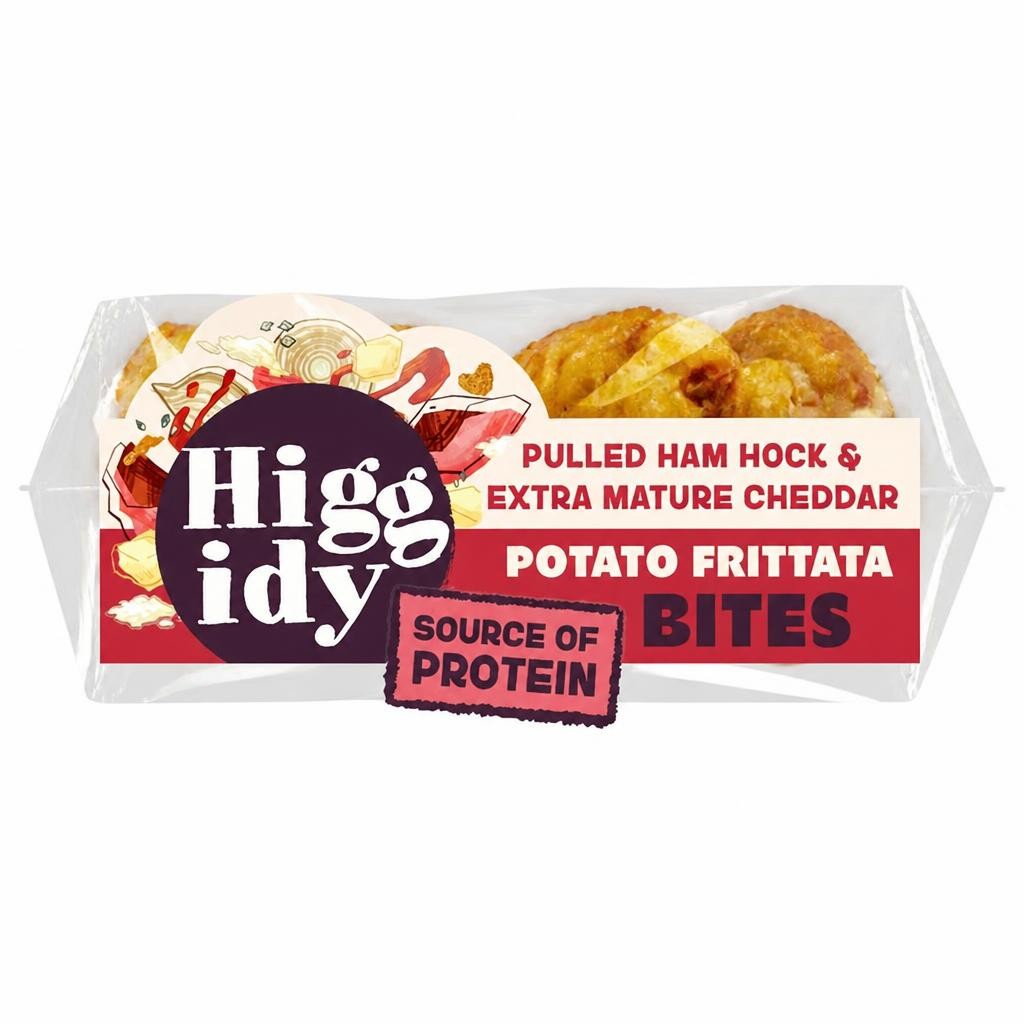 Higgidy Pulled Ham Hock & Extra Mature Cheddar Potato Frittata Bites 43g