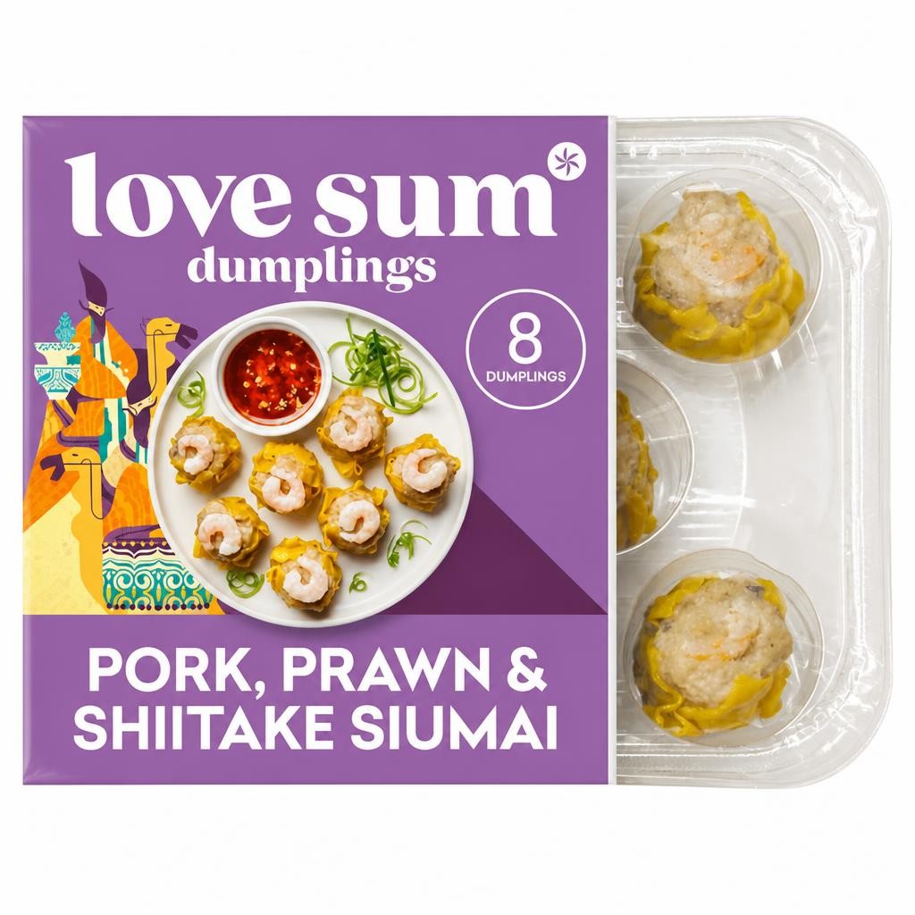 Love Sum 8 Dumplings Pork, Prawn & Shiitake Siumai 200g