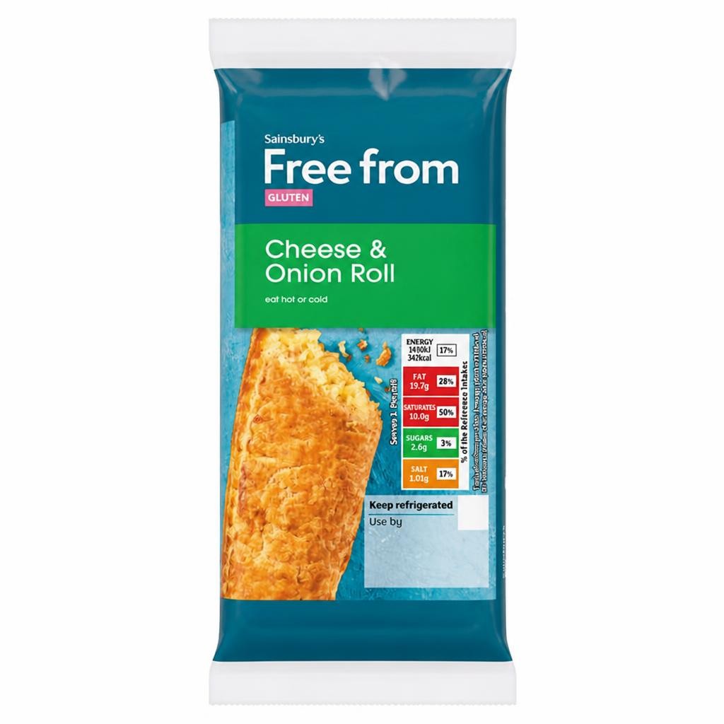 Sainsbury's Free From 110g Cheese & Onion Roll