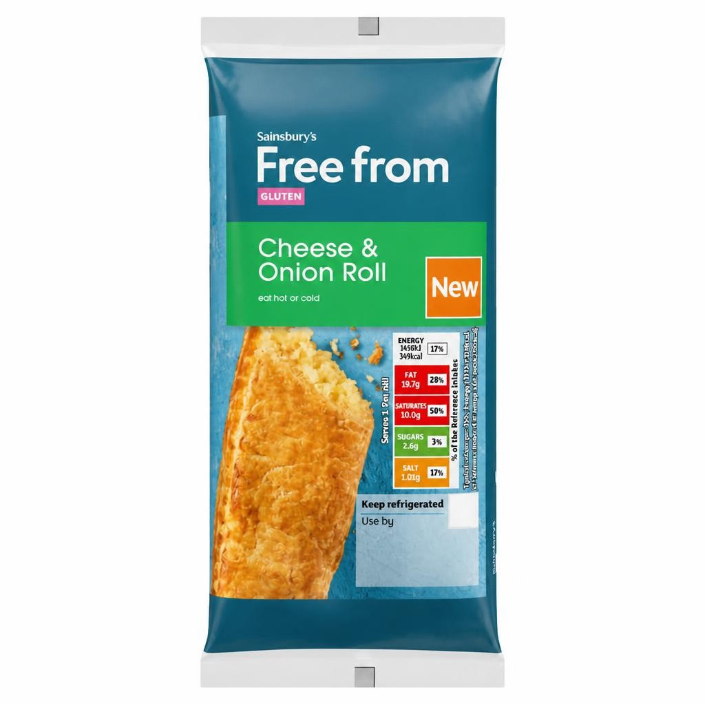 Sainsbury's Free From 110g Cheese & Onion Roll