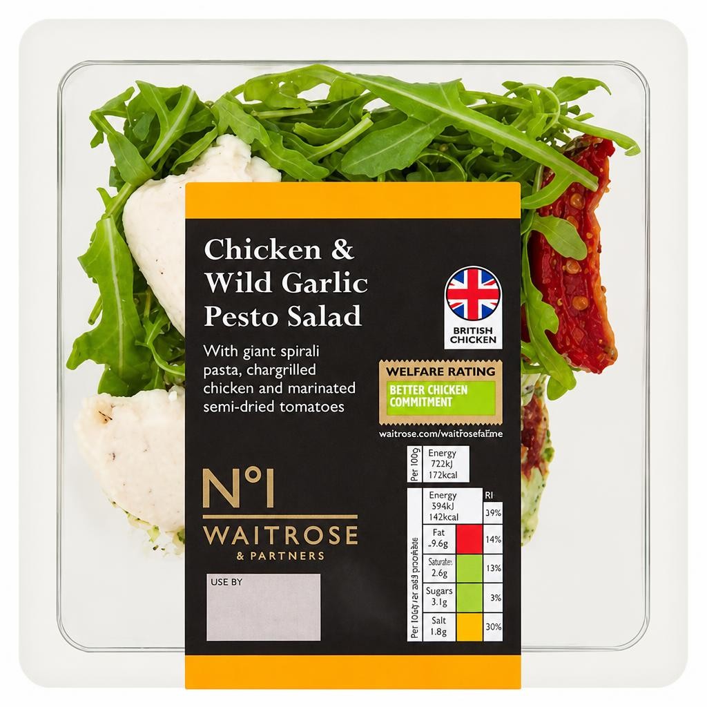No.1 Chicken & Wild Garlic Pesto Salad