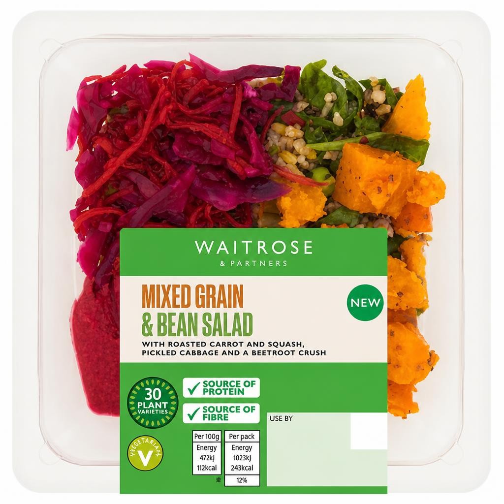 Waitrose Mixed Grain & Bean Salad