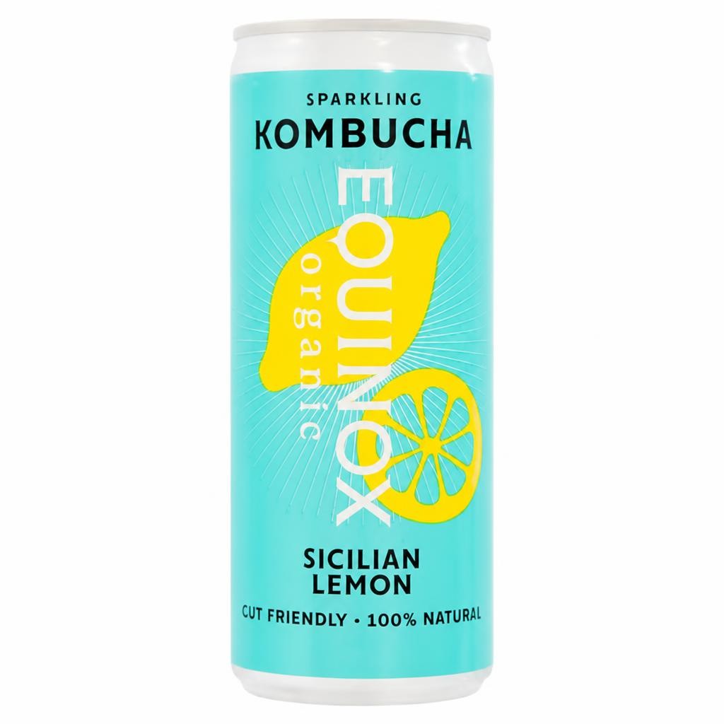 Equinox Organic Kombucha Sicilian Lemon