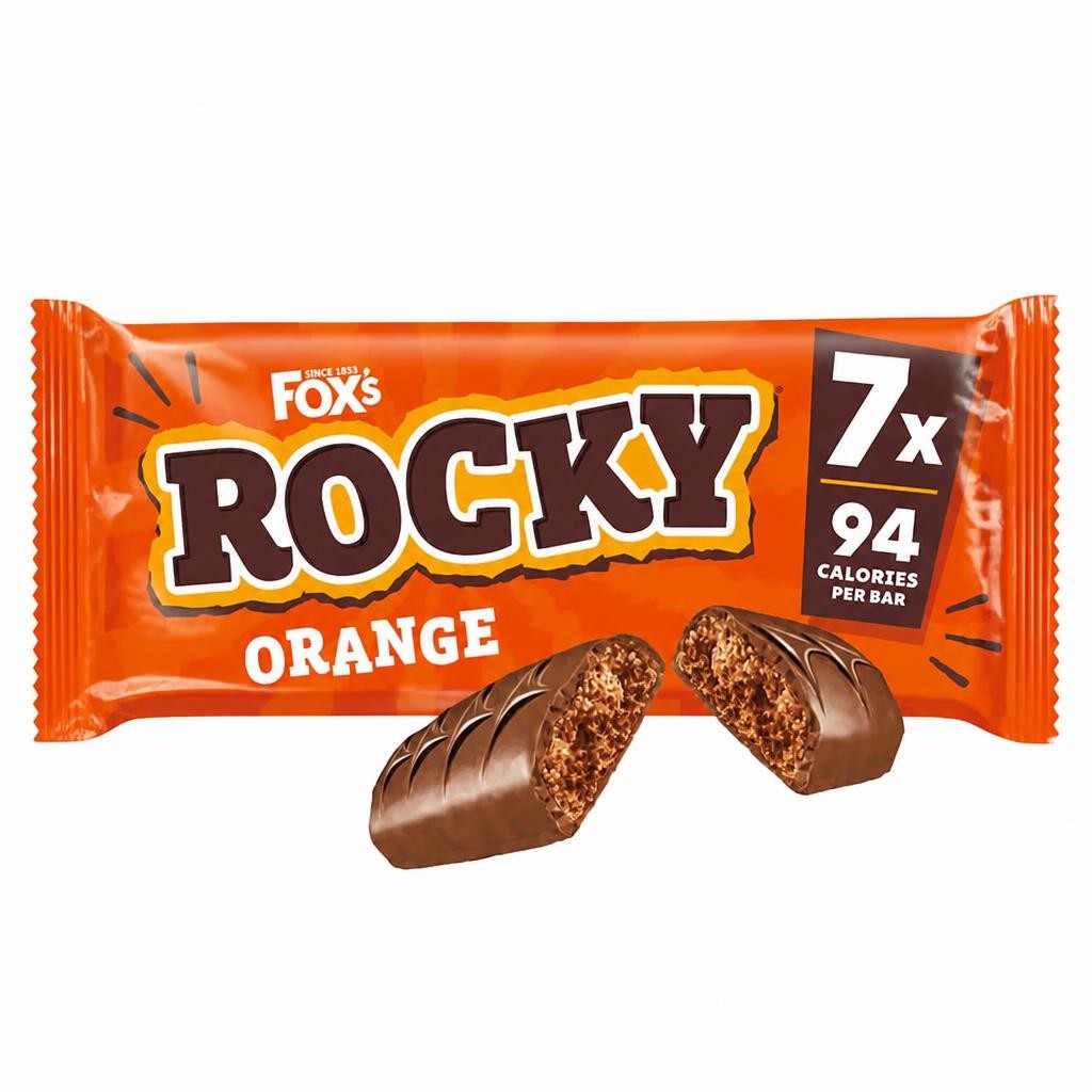 Fox's Biscuits Rocky Orange Biscuit Bars Multipack, 7 Pack 138g