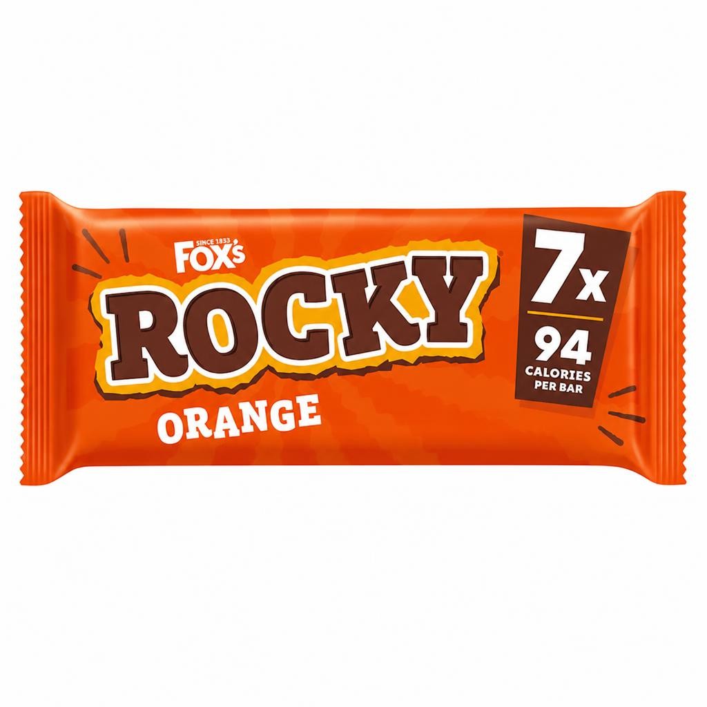 Fox's Biscuits Rocky Orange Biscuit Bars Multipack, 7 Pack 138g